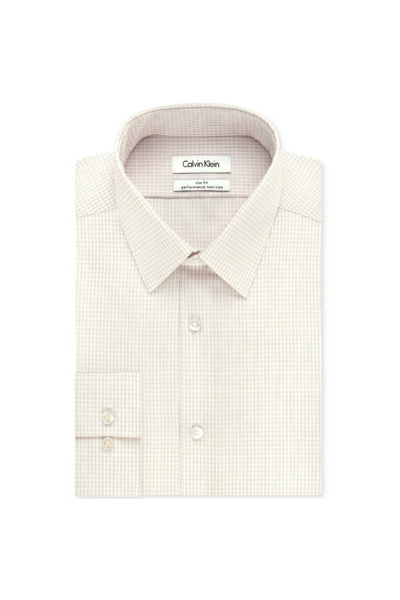 Mens Steel Slim-Fit Button Up Dress Shirt graypearl 17