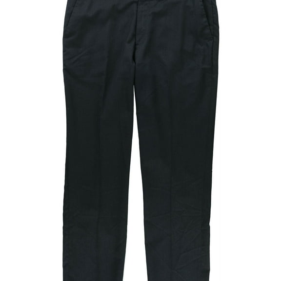Calvin Klein Mens Suit Separate Dress Pants Slacks, Black, 38W x 32L
