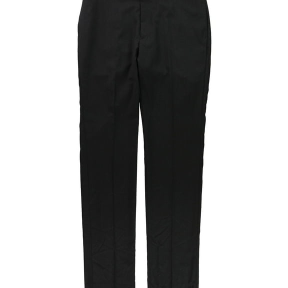 Calvin Klein Mens Textured Dress Pants Slacks, Purple, 30W x UnfinishedL