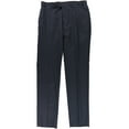 thumbnail image 1 of Calvin Klein Mens Tonal Plaid Dress Pants Slacks, Blue, 35W x 36L, 1 of 2