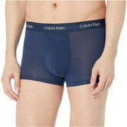 Calvin Klein Mens Ultra Soft Modern Trunk Large Blue Shadow