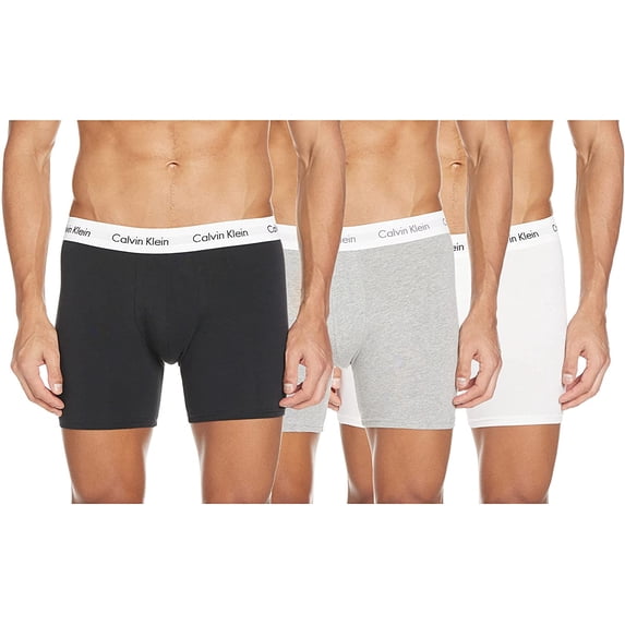 Calvin Klein Mens Underwear Cotton Stretch Trunk 3 Pack Medium Multi