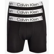 Calvin Klein Microfiber Boxer Briefs, Mens XL, Pack of 3 NP2214-001