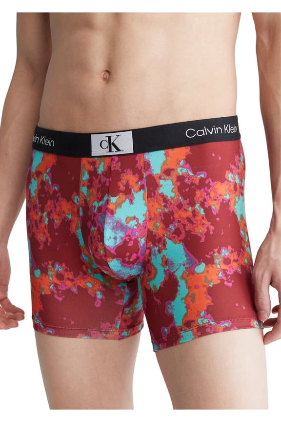 Men's 1996 Micro Boxer Briefs Temperature Print Fresh Peppermint Small