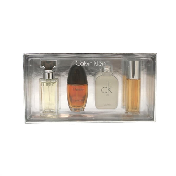 Calvin Klein Mini Cologne Gift Set for Women, 4 Pieces