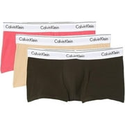 Calvin Klein Modern Cotton Stretch 3 Pack Low Rise Trunk, Large