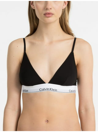 Calvin Klein Womens Seamless Ribbed Medium Impact Sports Bra