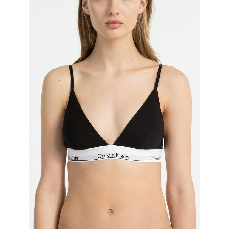 Buy Calvin Klein Underwear Unlined Triangle Bra - Black