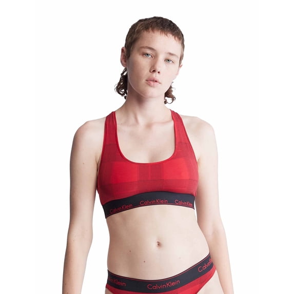 Calvin Klein Modern Cotton Women's Modern Cotton Bralette Small, Red