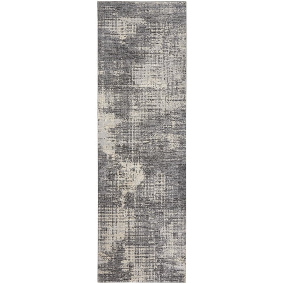 Calvin Klein CK950 Rush Area Rug, 2'3" x 7'3", Grey Beige, Runner
