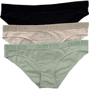 Calvin Klein Monochrome Cotton Bikini Panty 3 Pack, BlackQP1999-331G,M