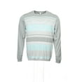 thumbnail image 1 of Calvin Klein Multi-Color Wide Horizontal Striped Crew Neck Sweater , Size XLarge, 1 of 4
