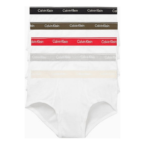 Calvin Klein NB1425-900 Cotton Classics 5-Pack Brief 2XL