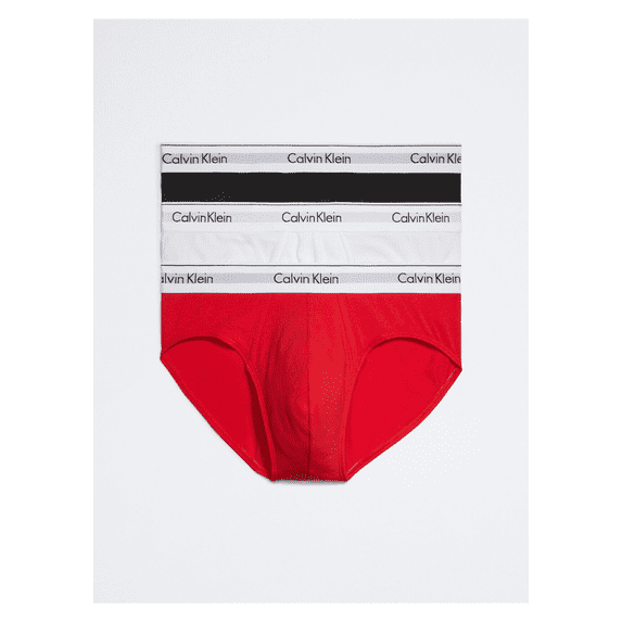 Calvin Klein NB2379933 Modern Cotton Stretch 3 Pack Hip Brief L