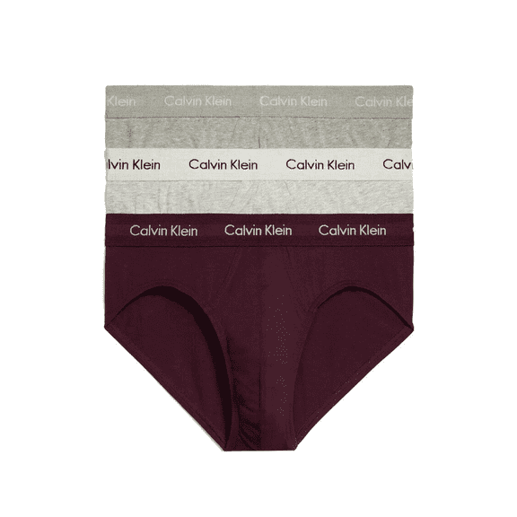 Calvin Klein NB2613943 Cotton Stretch 3 Pack Hip Brief 2XL