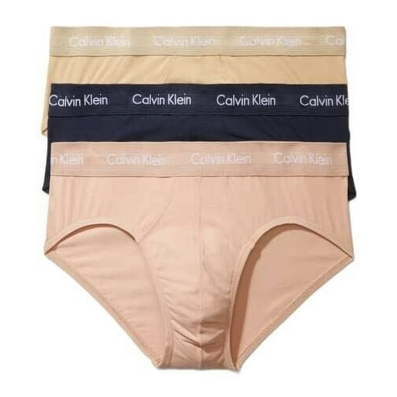 Calvin Klein NB2613946 Men Cotton Stretch Hip Brief Underwear 3 Pack Size L LG60
