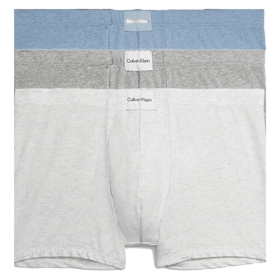Calvin Klein NB3262904 Pure Cotton Stretch Blend 3-Pack Trunk S