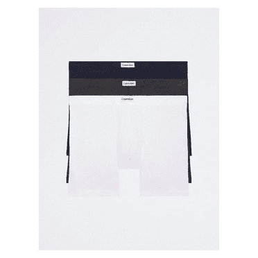 Calvin Klein NB3263903 Pure Cotton Stretch Blend 3-Pack Boxer Brief S