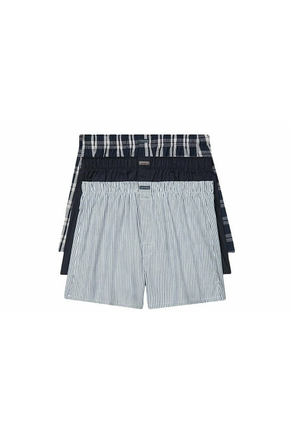 NB4006 Classics Woven Boxer 3 Packs, Men's Cotton Underwear