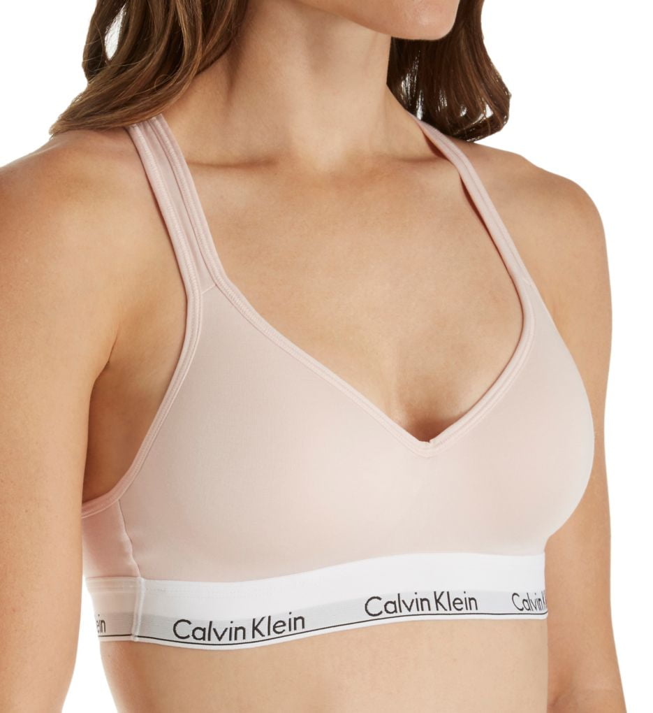 Calvin Klein NYMPH\'S THIGH Modern Cotton Lightly Lined Bralette, US Large