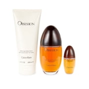 Calvin Klein Obsession 3.4 oz EDP Spray+ 0.5 EDP Spray+ 6.7 lotion NIB