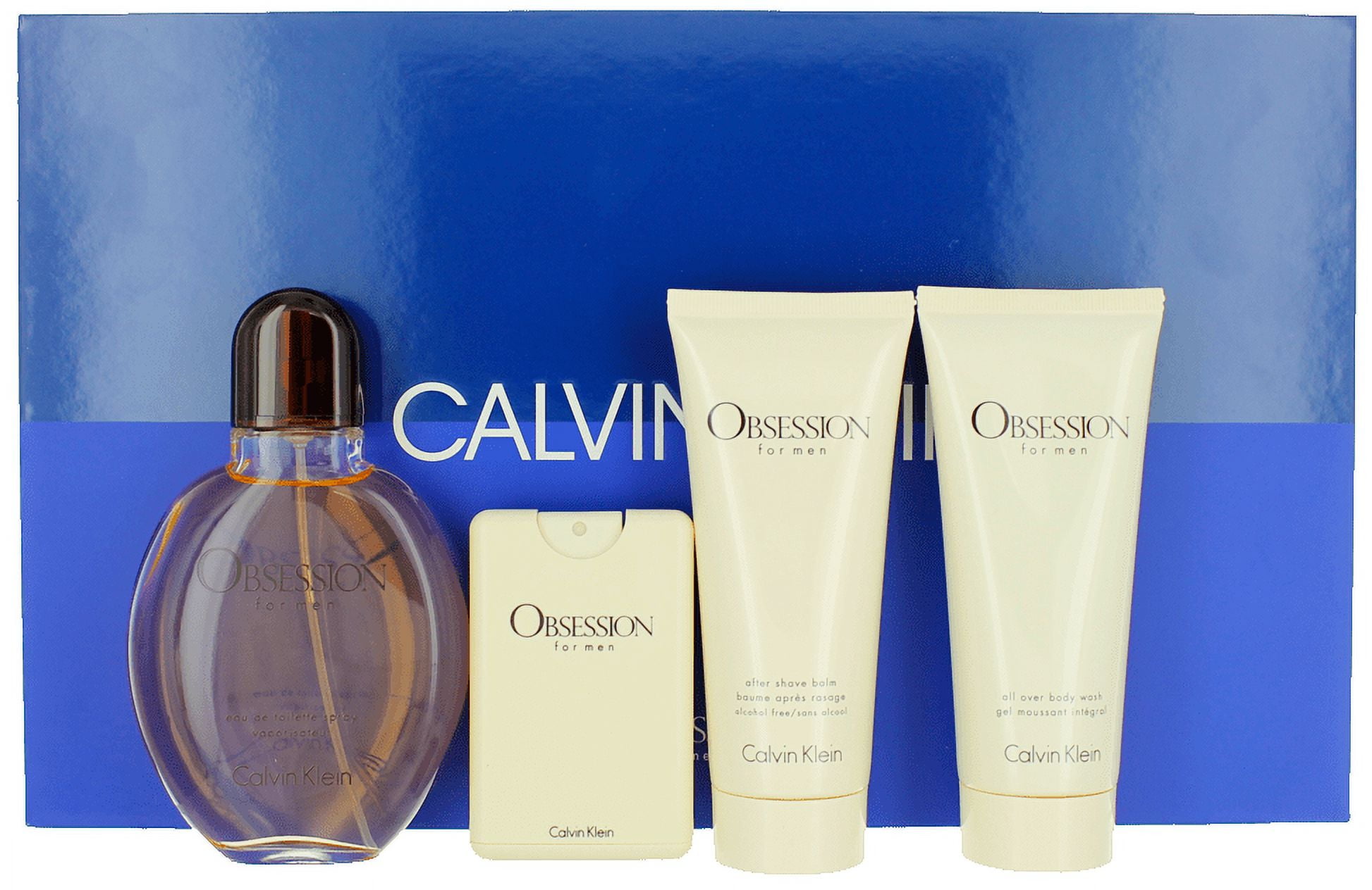 Calvin Klein Men's 4-Piece Fragrance Coffret Gift Set