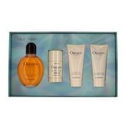 Calvin Klein Obsession 4pc Mens Set 4.2oz Eau De Toilette Spray, 2.5 Deodorant Stick, 3.3oz After Shave & 3.3oz Shower Gel