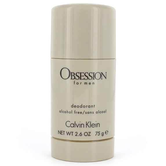 Calvin Klein Obsession Alcohol Free Deodorant Stick for Men, 2.6 Oz