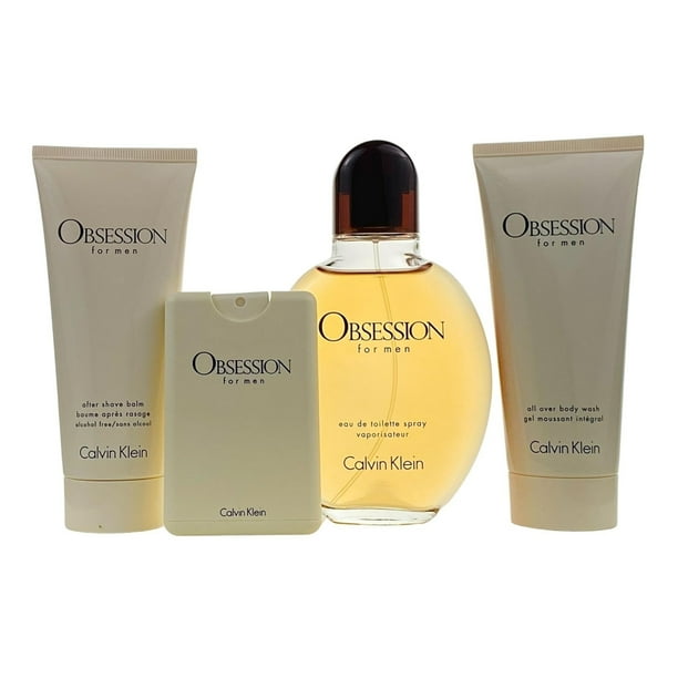 Calvin Klein Obsession Cologne Gift Set for Men, 4 Pieces
