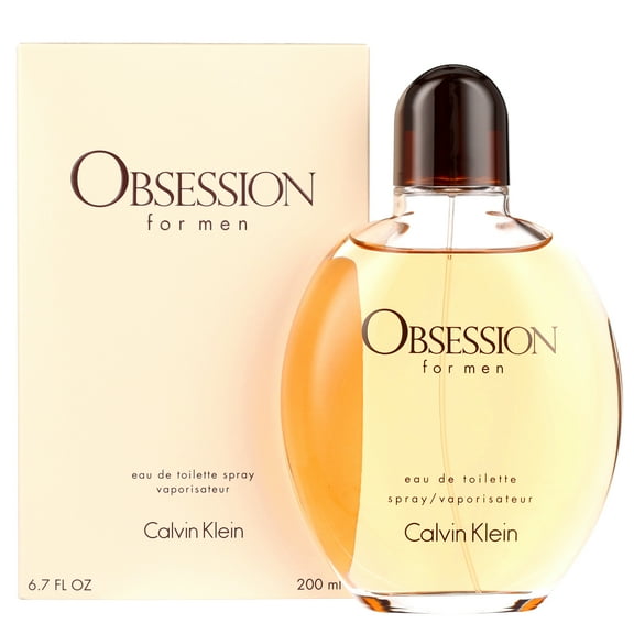 Calvin Klein Obsession Eau De Toilette, Cologne for Men, 6.7 oz