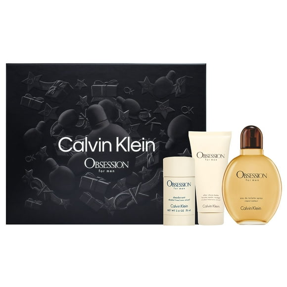Calvin Klein Obsession Eau de Toilette, Cologne Gift Set for Men, 3 Pieces