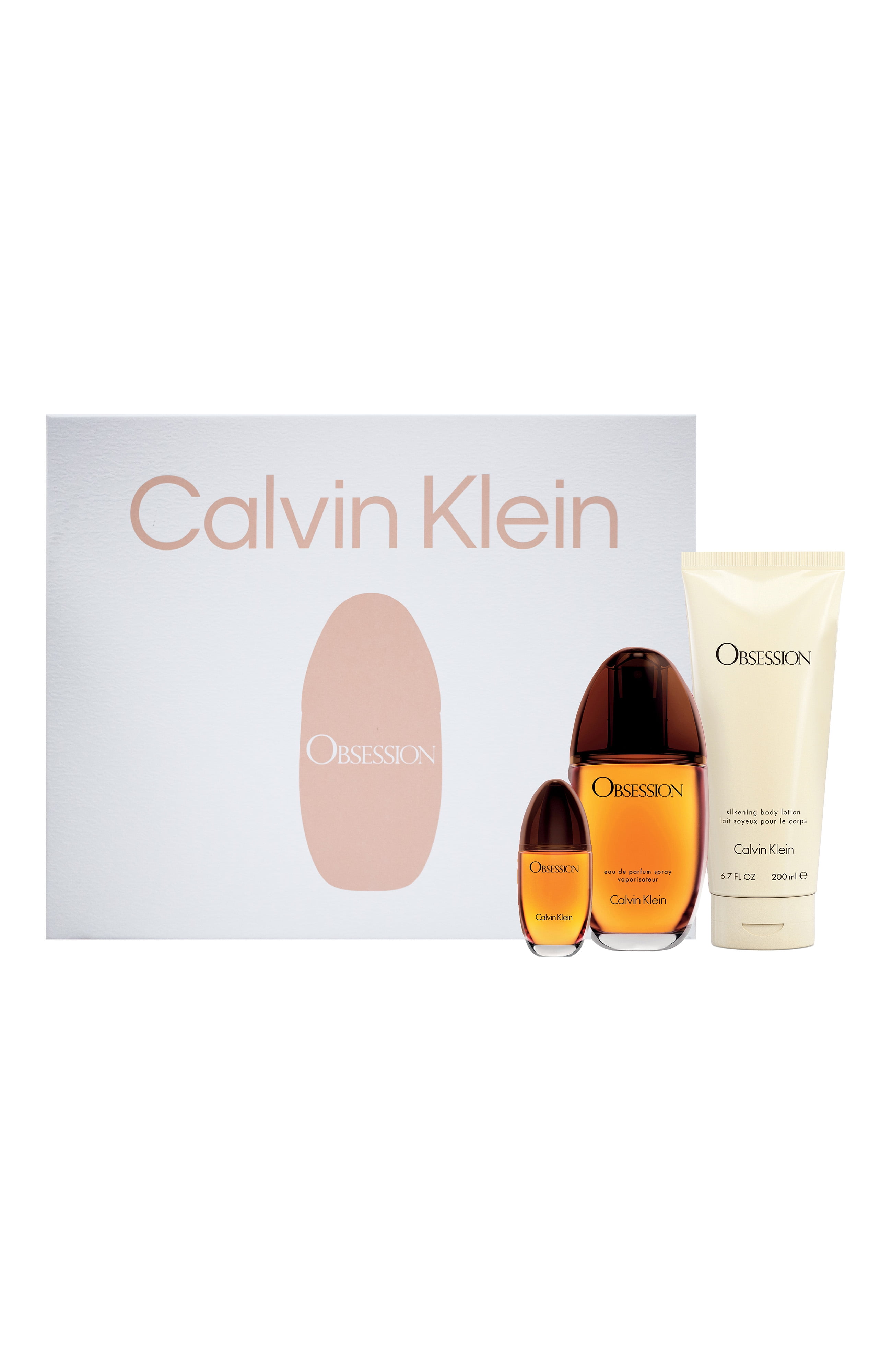 Calvin Klein Obsession, Perfume Gift Set for Women, 3 Pieces