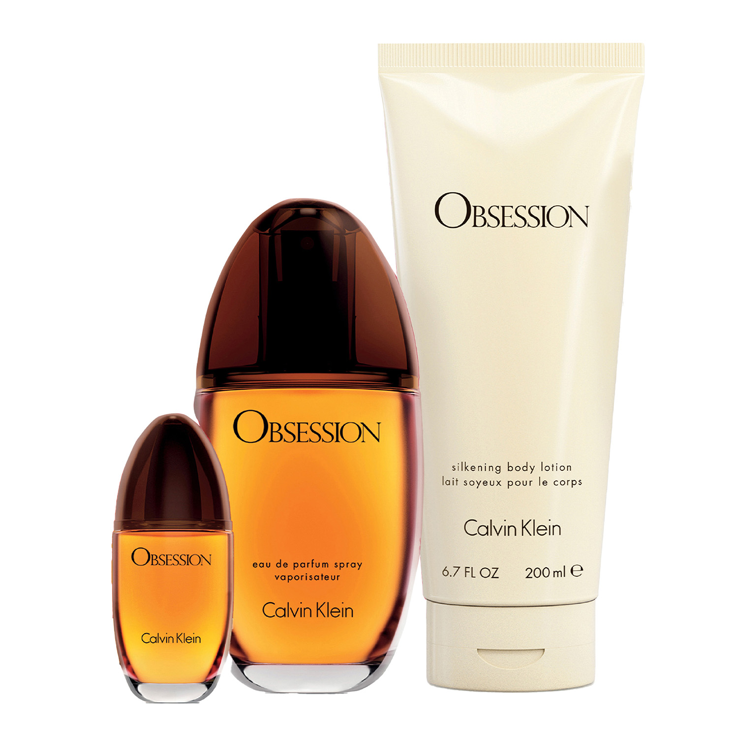 Calvin Klein Obsession, Perfume Gift Set for Women, 3 Pieces