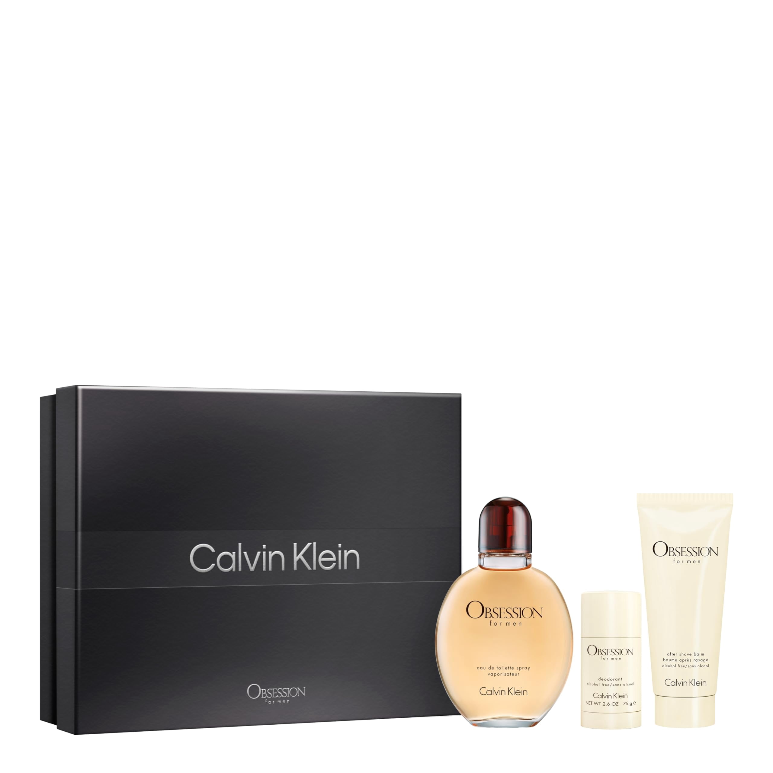 Calvin Klein Obsession for Men Eau de Toilette  Ambery Men's Cologne  With Notes of Bergamot, Mandarin, Lavender & Musk  Long Lasting Fragrance