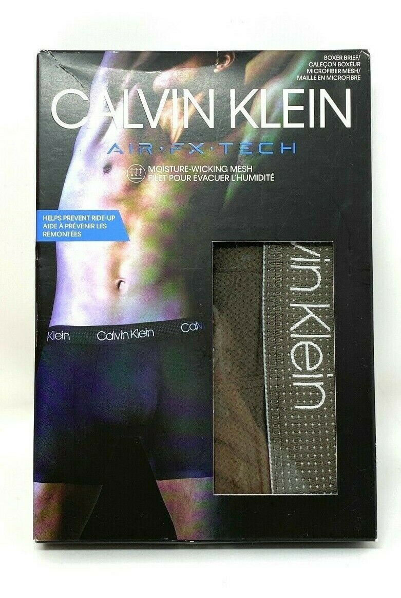 Calvin Klein One Men s Boxer Briefs Brown Mesh Air Fx Tech