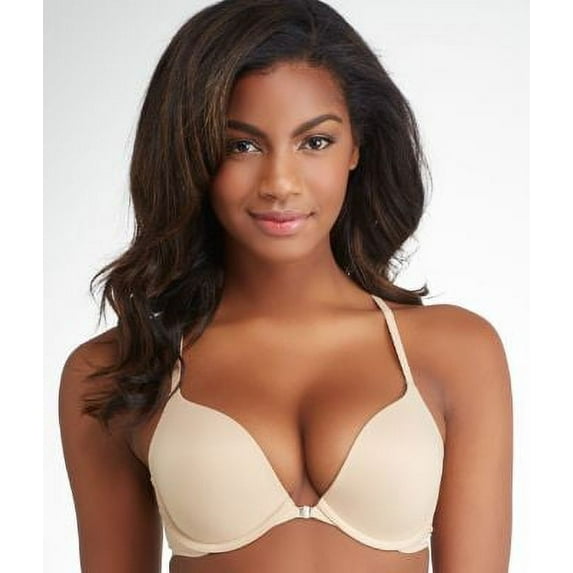 Calvin Klein Perfectly Fit Convertible Plunge Graduated Push-Up, Nude, Sz 32B