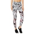 thumbnail image 1 of Calvin Klein Performance Bouquet Printed Leggings, Neon Calypso, X-Small, 1 of 1