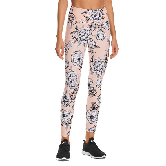 Calvin Klein Performance Bouquet Printed Leggings, Pink, Medium