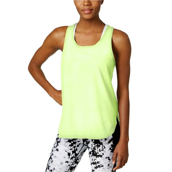 Calvin Klein Performance High-Low Hem Tank Top Flashlight XS