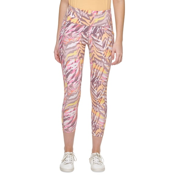 Calvin Klein Performance Printed High Rise 7/8 Leggings Pursuit Sunstone XL