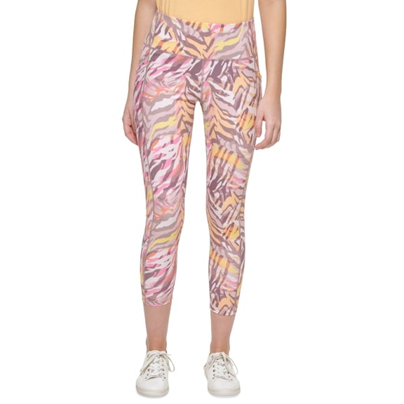 Calvin Klein Performance Printed High Rise 7/8 Leggings Pursuit Sunstone XS