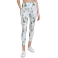 thumbnail image 1 of Calvin Klein Performance Printed High-Waist 7/8 Length Leggings, Bright Green, X-Large, 1 of 1