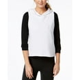 thumbnail image 1 of Calvin Klein Performance Relaxed Cropped Sleeveless Hoodie White XL, 1 of 1