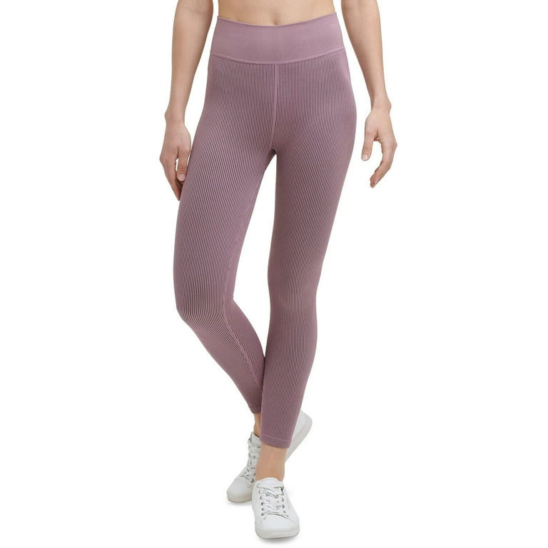 Calvin Klein Performance Rib 7/8 Length Leggings Womens purple Size S MSRP  $60