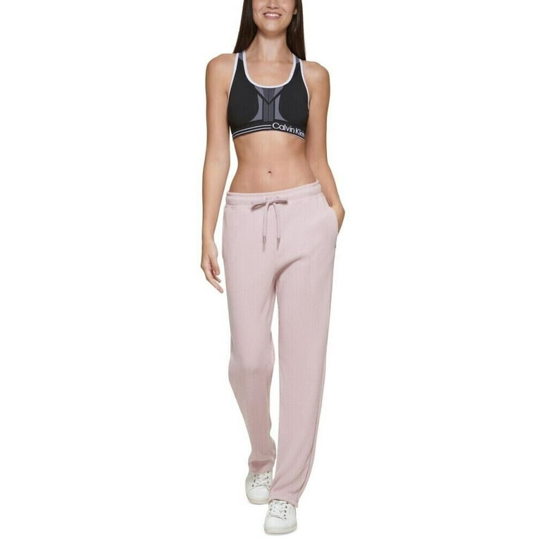 Calvin Klein Performance Ribbed Track Pants Women s Size 2XL Pink