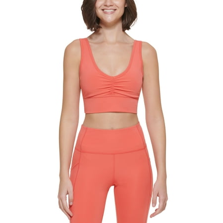 Calvin Klein Performance Ruched Longline Sports Bra Radiance S
