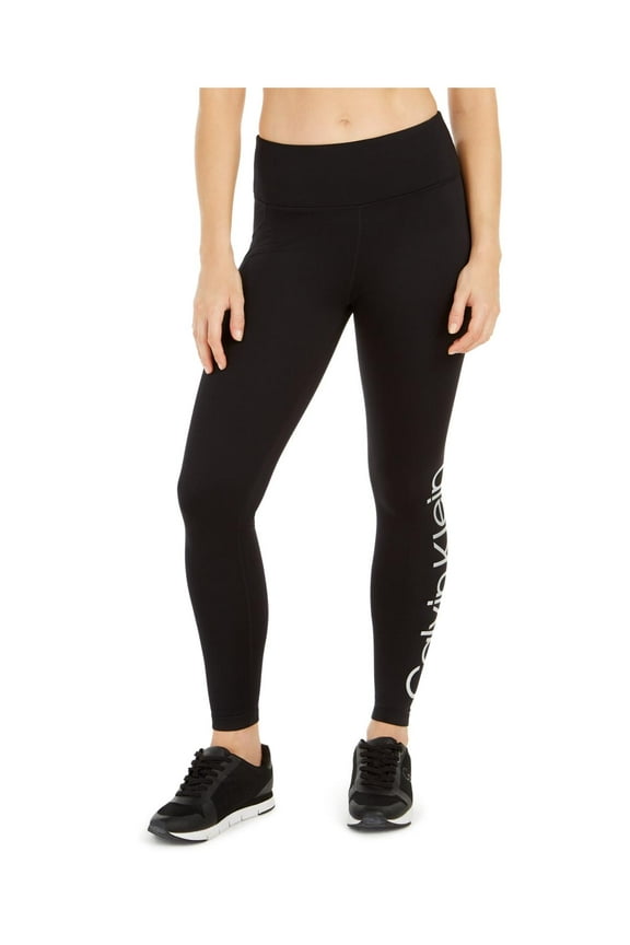 Performance Women's Cold Gear Fleece-Lined High-Waist Leggings Black Size Medium