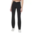 thumbnail image 1 of Calvin Klein Performance Women's Crossover Waist Flare Leggings, Black, XL, 1 of 2