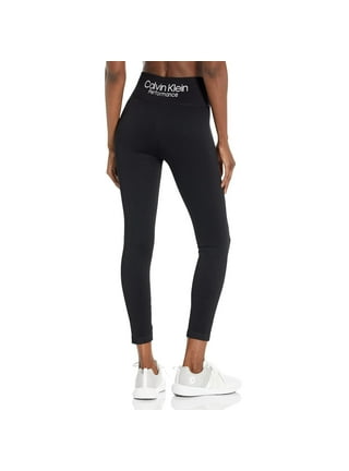 Buy Calvin Klein women performance fit brand logo legging black Online