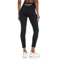 thumbnail image 1 of Calvin Klein Performance Women's High Rise Ribbed Texture Active 7/8 Leggings-Black / S, 1 of 6